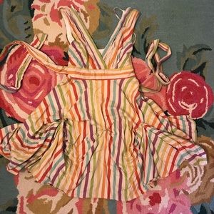 Eva Franco Rainbow Stripe Dress